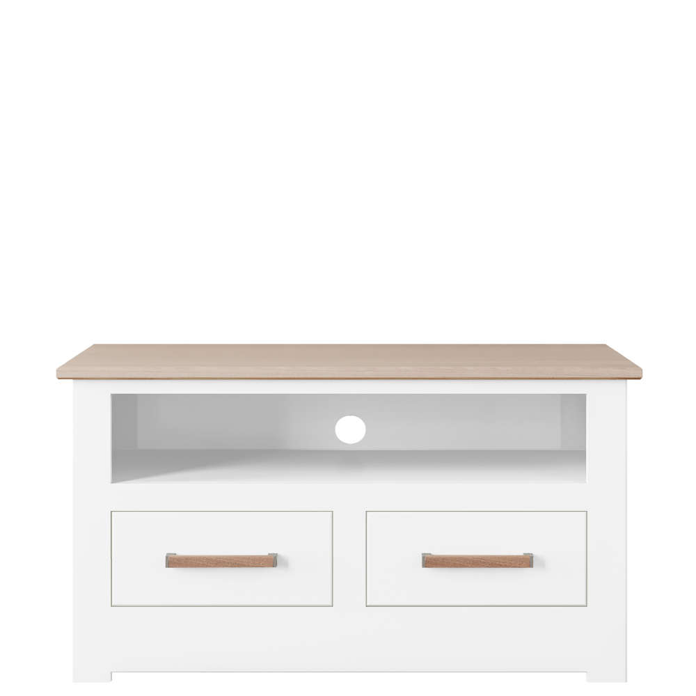 Modo Open Shelf TV Unit With 2 Drawers Francis of Malvern
